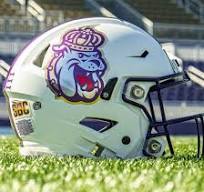 James Madison University Football helmet
